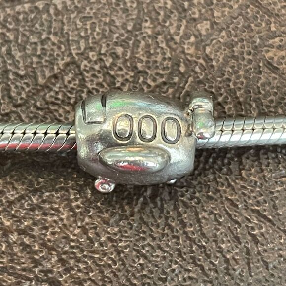 AIRPLANE AUTHENTIC PANDORA CHARM - Picture 1 of 4